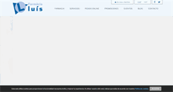 Desktop Screenshot of farmacialluis.com